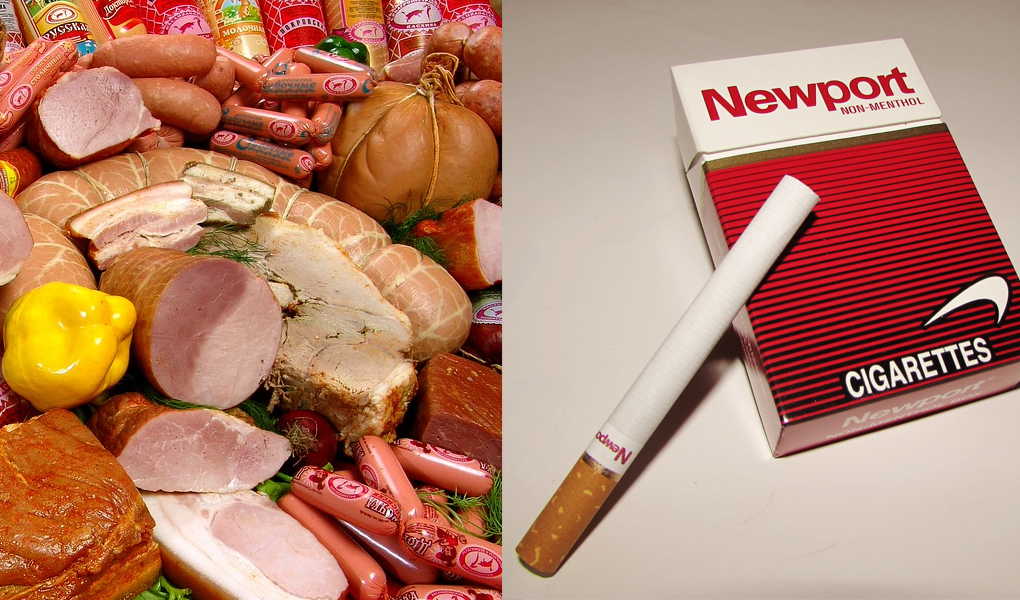 Which One Causes Cancer: Cigarettes or Deli Meats? Data Reveals they’re both Class 1-A Carcinogens